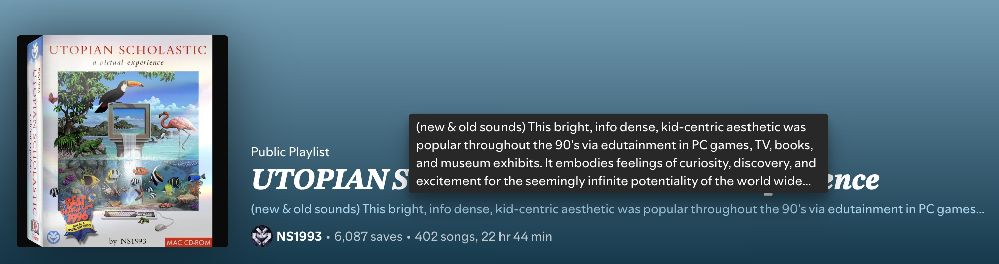 utop schol playlist desc