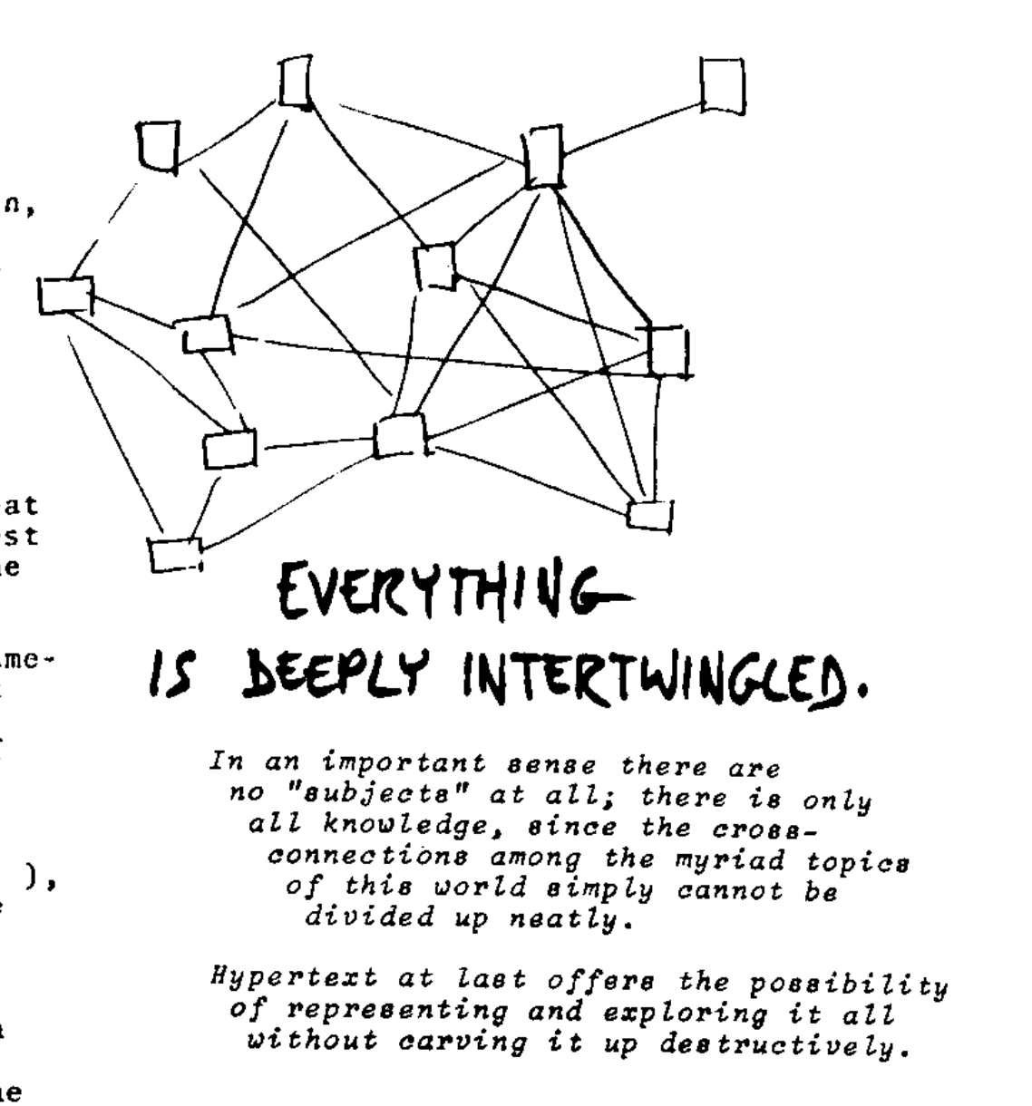 everything is deeply intertwingled from computer lib