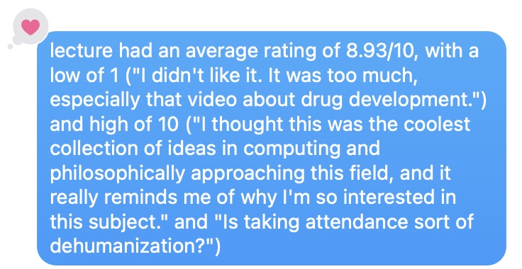 lecture average rating 8.93